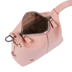 Sac à main pour femme 037-1g 01 daim rose bébé