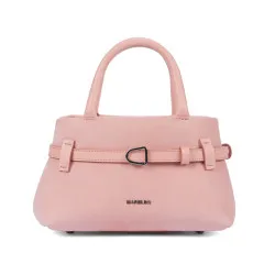 Sac à main femme 056g 01 camoscio rose bébé