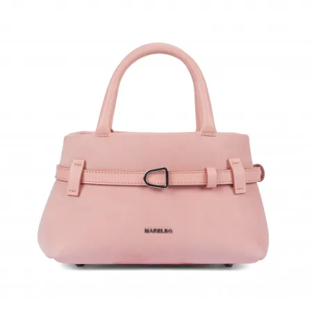 Sac à main femme 056g 01 camoscio rose bébé