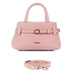 Sac à main femme 056g 01 camoscio rose bébé