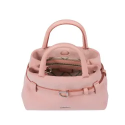 Sac à main femme 056g 01 camoscio rose bébé