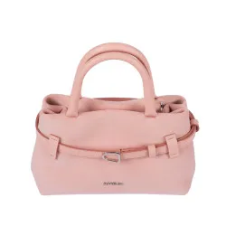 Sac à main femme 056g 01 camoscio rose bébé