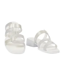 Sandales femme 5130 blanc nacré