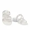 Sandales femme 5130 blanc nacré