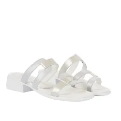 Sandales femme 5130 blanc nacré