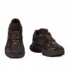 Baskets femme 6102 chocolat combiné