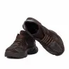 Baskets femme 6102 chocolat combiné