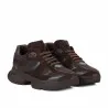 Baskets femme 6102 chocolat combiné