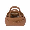 Sac à main femme 056g cognac