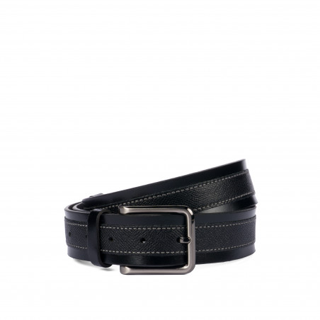 Ceinture homme 18b noir+biz noir