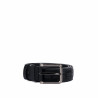 Ceinture hommes 18b noir+croco noir