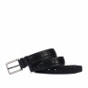 Ceinture hommes 18b noir+croco noir