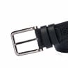 Ceinture hommes 18b noir+serpent noir