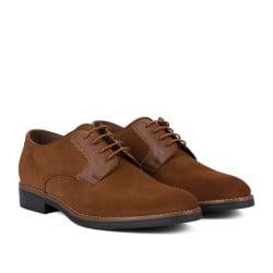 Chaussures casual homme 9006 velours camel