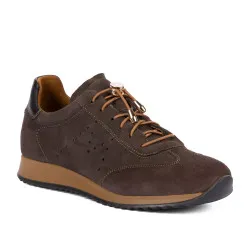 Baskets femme 6104 bufo café combiné