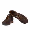Baskets femme 6104 bufo café combiné