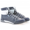 Bottes homme 421 indigo+blanc