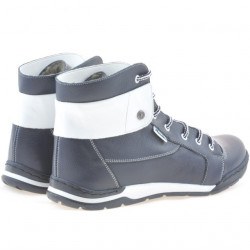 Bottes homme 421 indigo+blanc