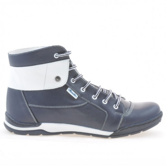 Bottes homme 421 indigo+blanc Bottes homme 421 indigo+blanc