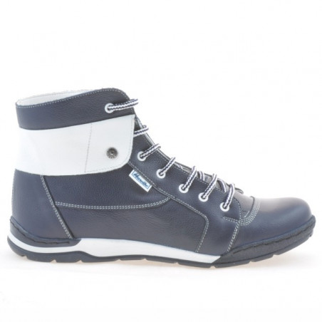 Bottes homme 421 indigo+blanc