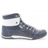Bottes homme 421 indigo+blanc