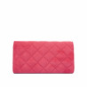 Sac à main femme 048g 01 daim rose barbie