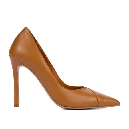 Chaussures élégantes femme 1330 marron cognac