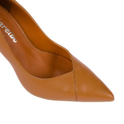 Chaussures élégantes femme 1330 marron cognac