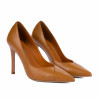 Chaussures élégantes femme 1330 marron cognac