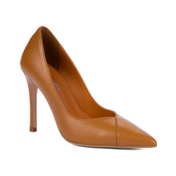 Chaussures élégantes femme 1330 marron cognac