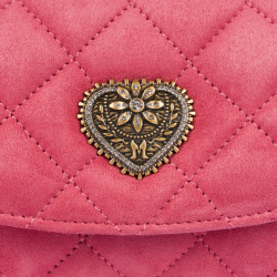 Sac à main femme à bandoulière 048g daim rose Barbie