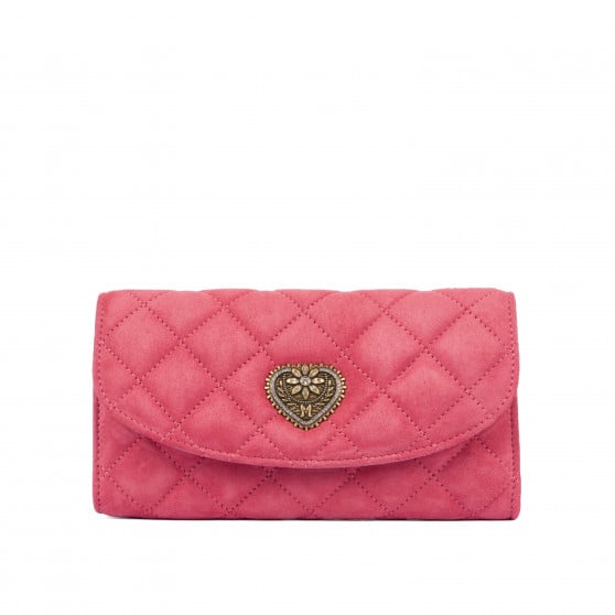 Sac à main femme à bandoulière 048g daim rose Barbie