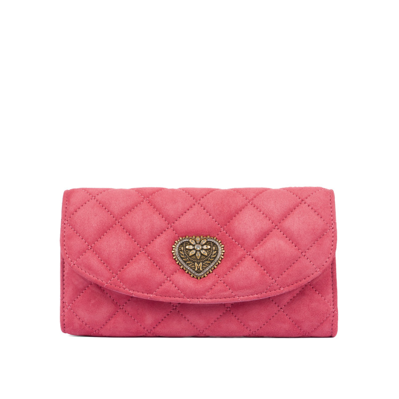 Sac à main femme à bandoulière 048g daim rose Barbie