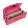 Sac à main femme 048g 01 daim rose barbie