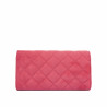 Sac à main femme 048g 01 daim rose barbie