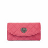 Sac à main femme 048g 01 daim rose barbie