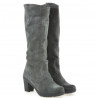Bottes femme 3258 anthracite velours