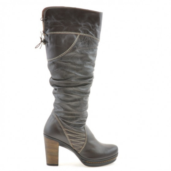 Bottes femme 226 café+crépon café Bottes femme 226 café+crépon café