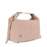 Sac à main femme 037-1g 01 cuir velours nude