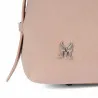 Sac à main femme 037-1g 01 cuir velours nude