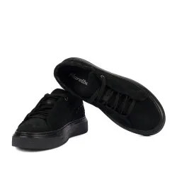 Baskets pour hommes 9004 noir combiné