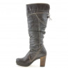 Bottes femme 226 café+crépon café