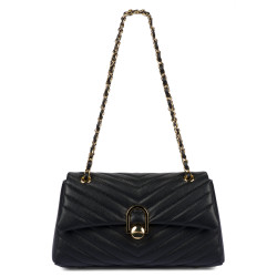 Sac à main femme à bandoulière 052g noir