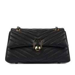 Sac à main femme à bandoulière 052g noir