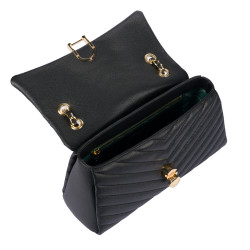 Sac à main femme à bandoulière 052g noir