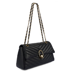 Sac à main femme à bandoulière 052g noir