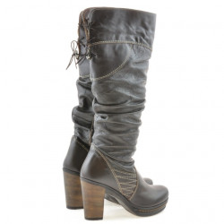Bottes femme 226 café+crépon café