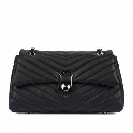 Sac à main pour femme à bandoulière 052g 01 noir