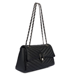 Sac à main pour femme à bandoulière 052g 01 noir