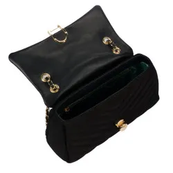 Sac à main pour femme d'épaule 052g daim noir